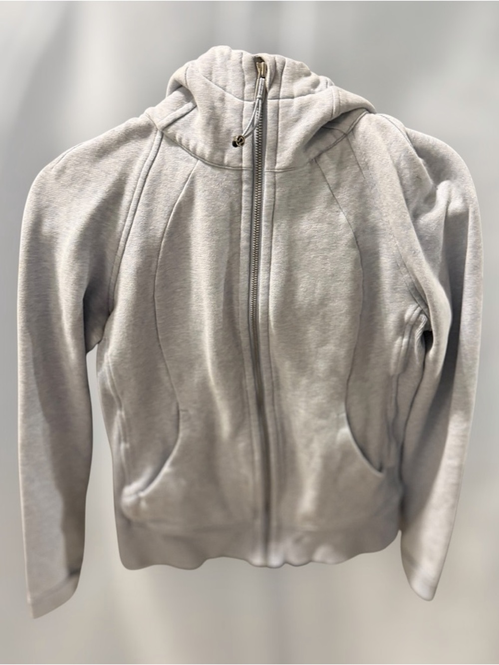 Lululemon Full Zip Scuba 
Heathered Blue